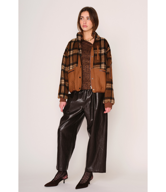 Lucien Jacket Toffee Plaid