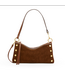Hammitt Kyle Small Cinnamon Suede/Antique Gold