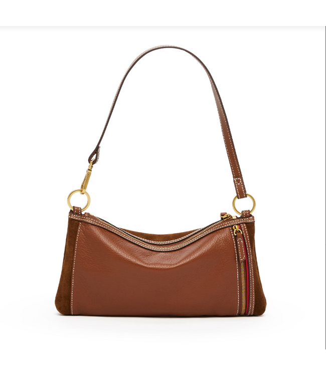 Hammitt Kyle Small Cinnamon Suede/Antique Gold