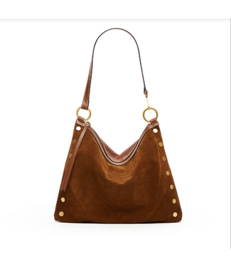 Hammitt Kyle LRG Cinnamon Suede/Antique Gold