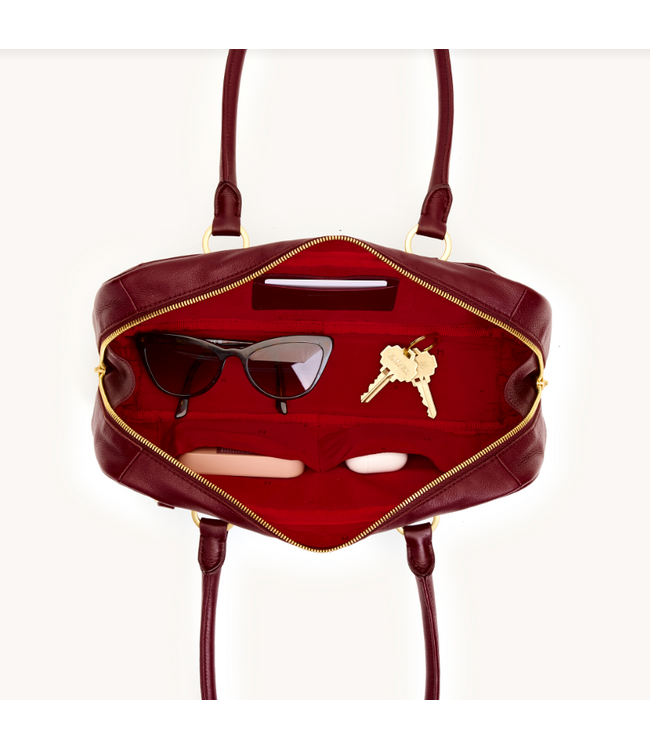 Hammitt Meredith SML Cherrywood Pebble/Brushed Gold