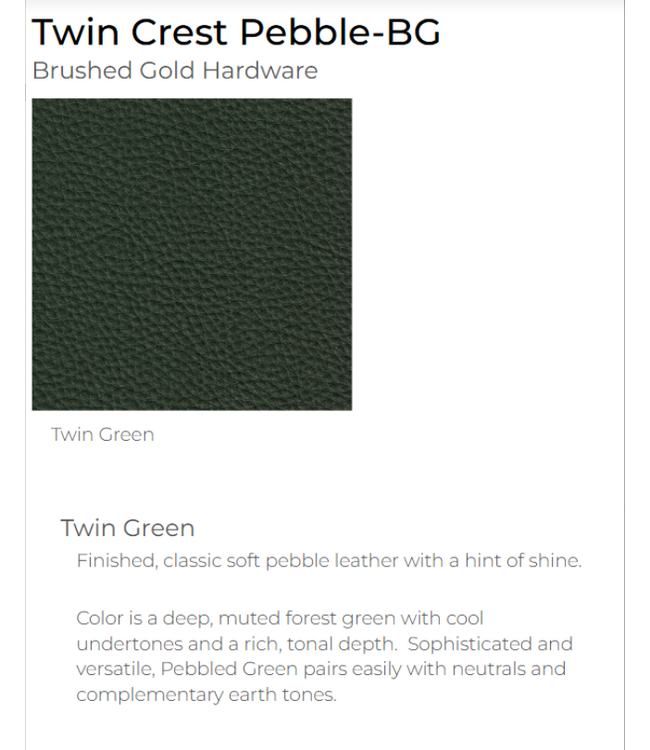Hammitt Bryant MED Twin Crest Pebble/Brushed Gold