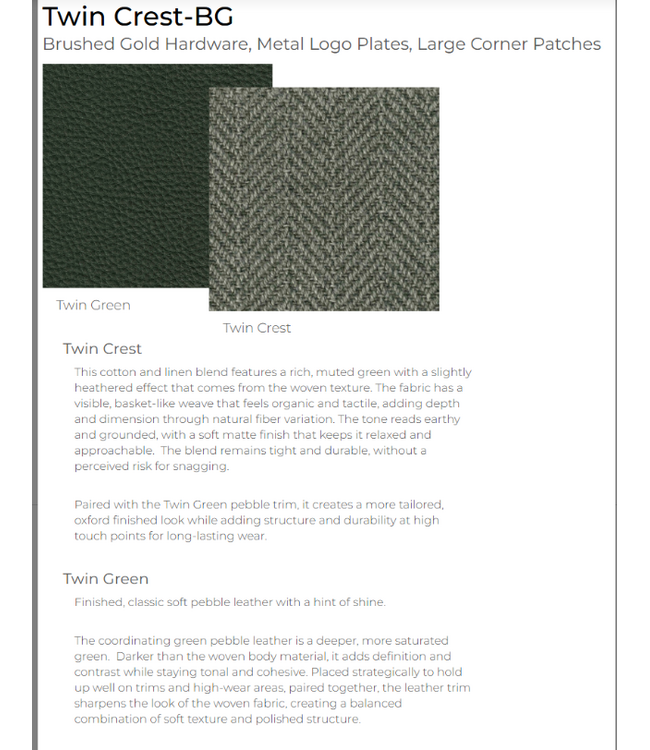 Hammitt Kyle Twin Crest/Brushed Gold