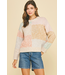 Colorblock Crew Sweater Oatmeal