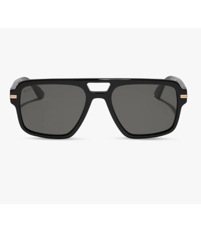 Diff Eyewear Julien Black & Grey Sunglasses