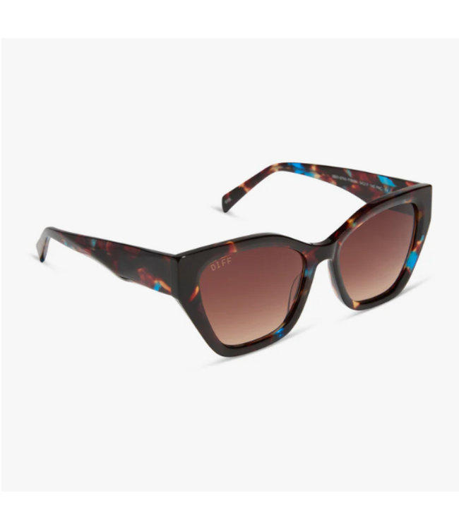 Diff Eyewear Evie Confetti Tort/BRN Sunglasses