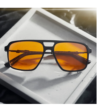 Diff Eyewear Fennec Shand Sunglasses Black Orange