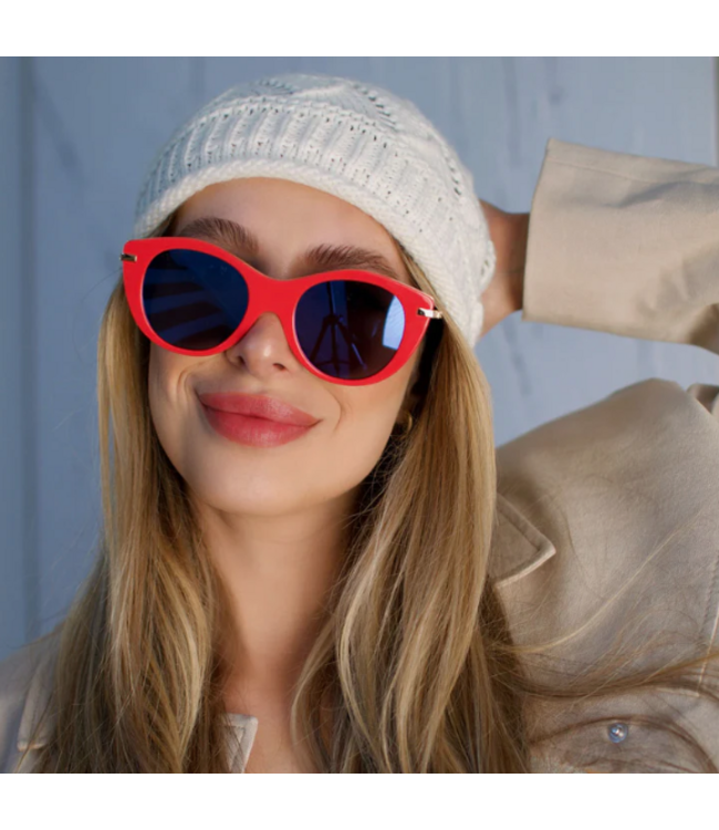 Diff Eyewear Luna Lovegood Luna Pink Purple Sunglasses