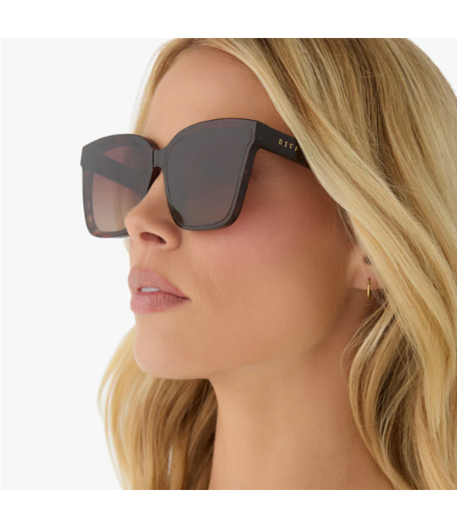 Diff Eyewear Meredith ii Sequoia Tort & Brn Sunglasses