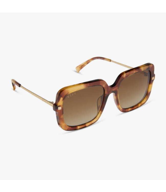 Diff Eyewear Sandra Brown Fleur & Brn Gradient Sunglasses