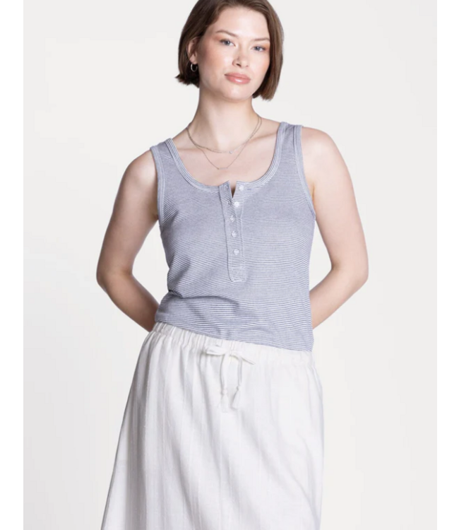 Luma Tank Blue Stripe