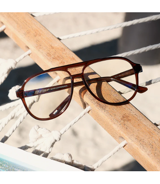 Diff Eyewear Tatum Whiskey Crystal Readers