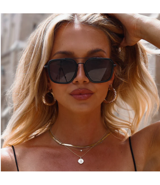 Diff Eyewear Jordan Black Sunglasses