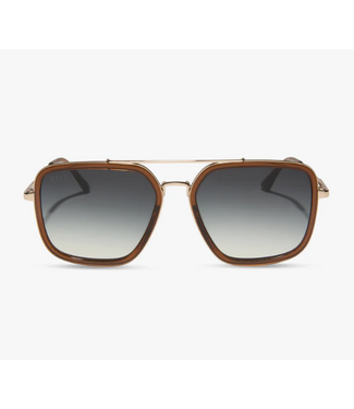 Diff Eyewear Jordan Whiskey Gold & Grey Sunglasses