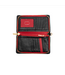 Hammitt Bryant Black Brushed Gold/Red Zip Wallet