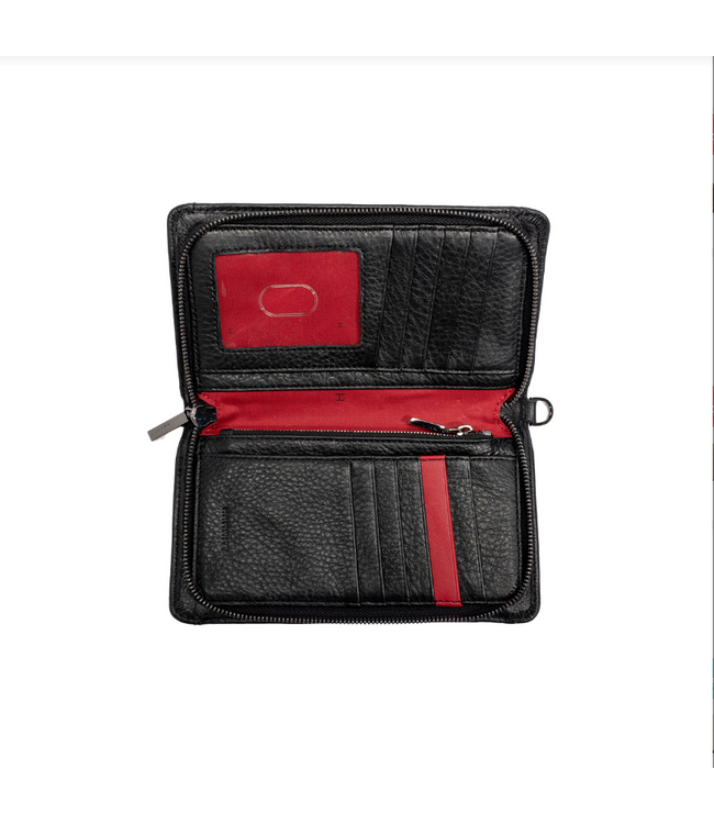 Hammitt Bryant Black/Gun Metal Wallet