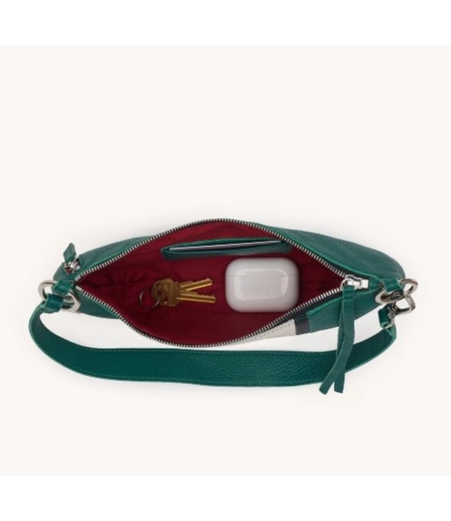 Hammitt Kyle Small Handbag Clubhouse Stripe/Silver