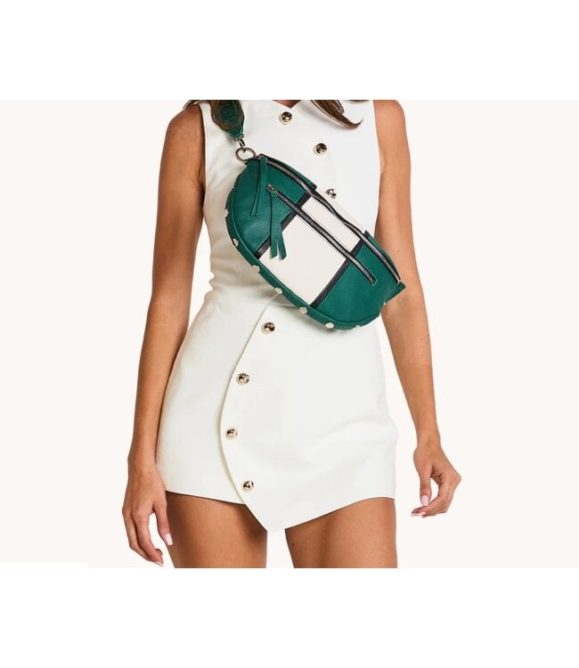 Hammitt Charles Crossbody Large - Clubhouse Stripe