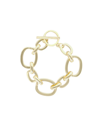 L George Shanel Cuff Bracelet Gold