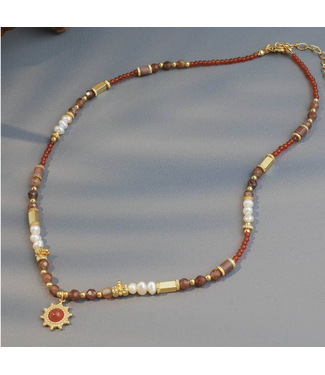 Bohemian Natural Stone Necklace