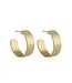 L George Classic Hoop Earring Gold