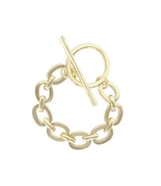 L George Olivia Toggle Bracelet Gold