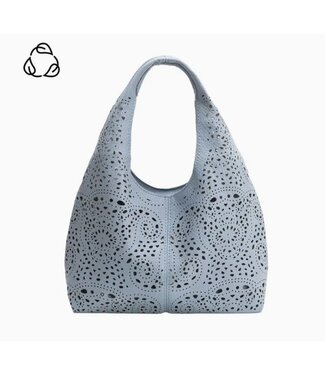 Melie Bianco Farrow Vegan Leather Tote Sky Small
