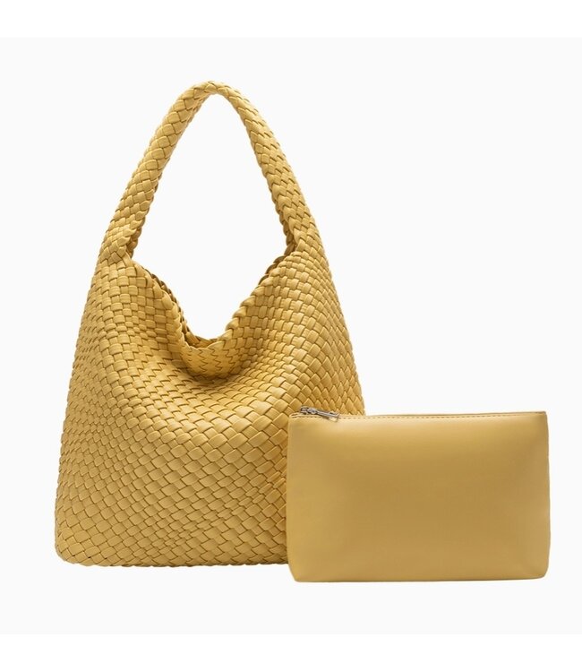Melie Bianco Johanna Shoulder Bag Yellow