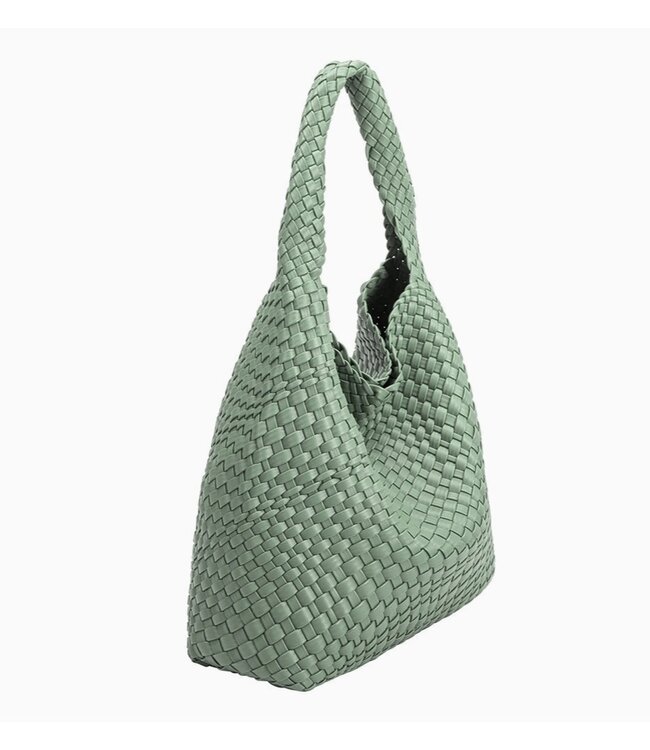 Melie Bianco Johanna Shoulder Bag Lt Teal