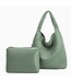 Melie Bianco Johanna Shoulder Bag Lt Teal