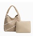 Melie Bianco Johanna Shoulder Bag Almond