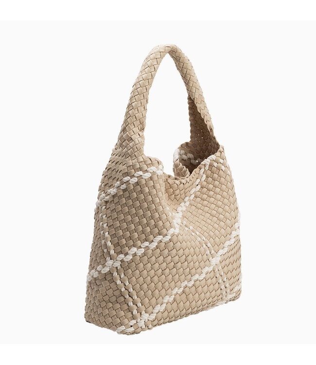 Melie Bianco Johanna Shoulder Bag Almond