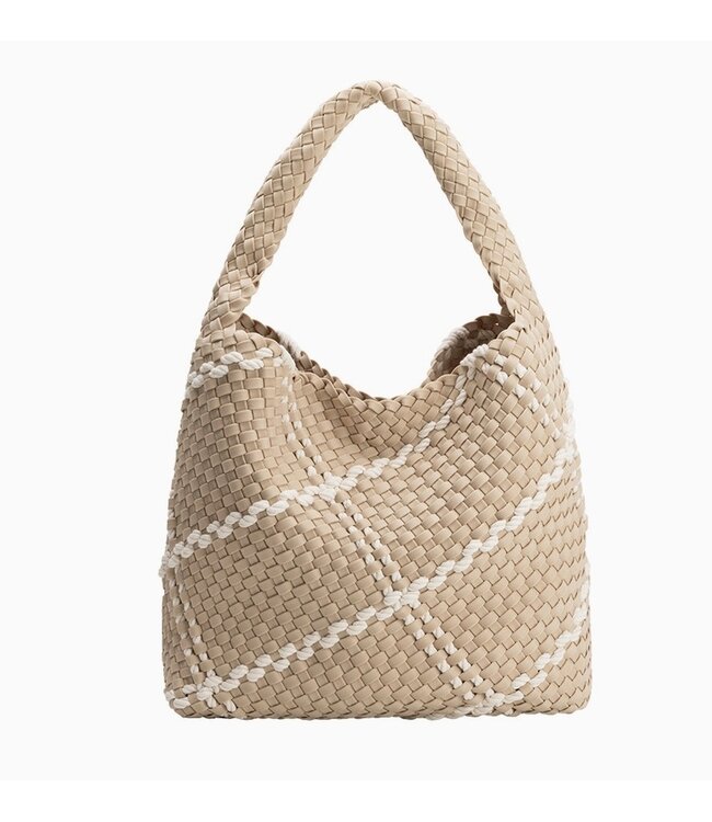 Melie Bianco Johanna Shoulder Bag Almond