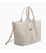 Melie Bianco Malia Laser Cut Tote Ivory