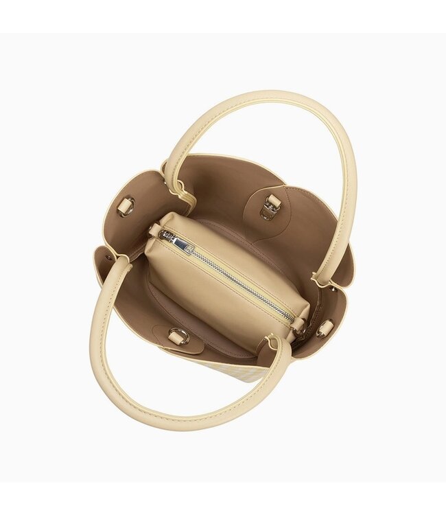 Melie Bianco Tulip Vegan Top Handle Bag Yellow