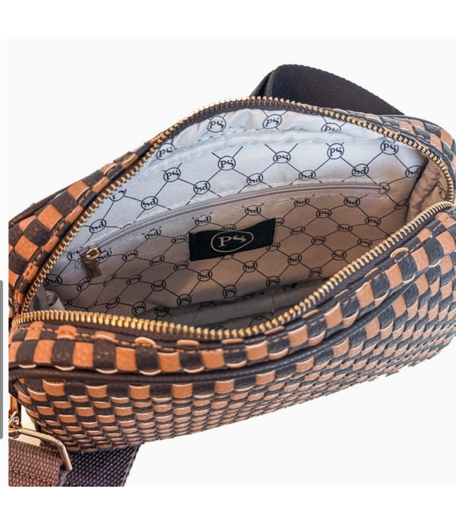 Woven Willow Camera Crossbody Bag