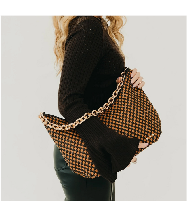 Sienna Slouchy Woven Shoulder Bag