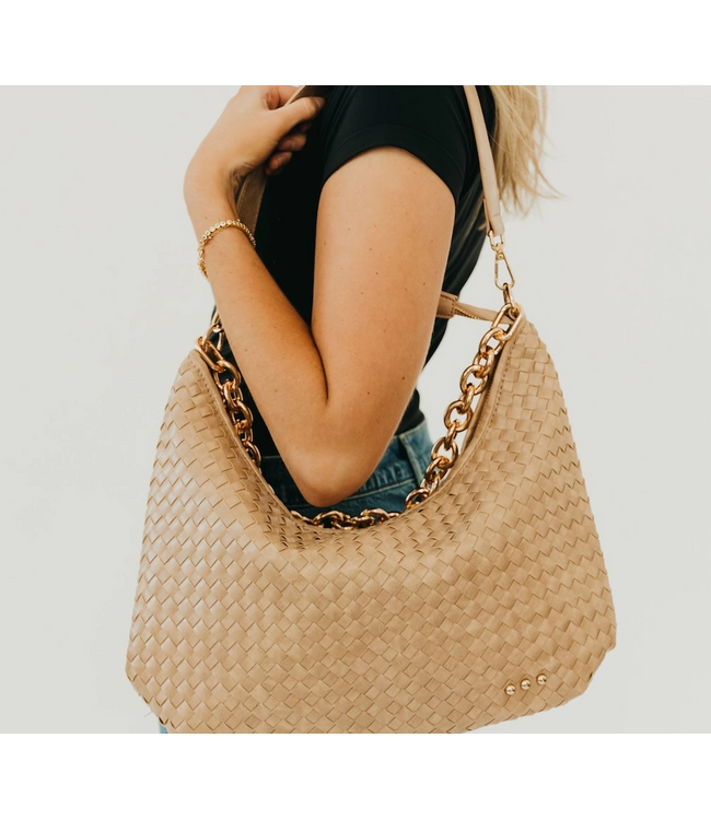 Sienna Slouchy Woven Shoulder Bag
