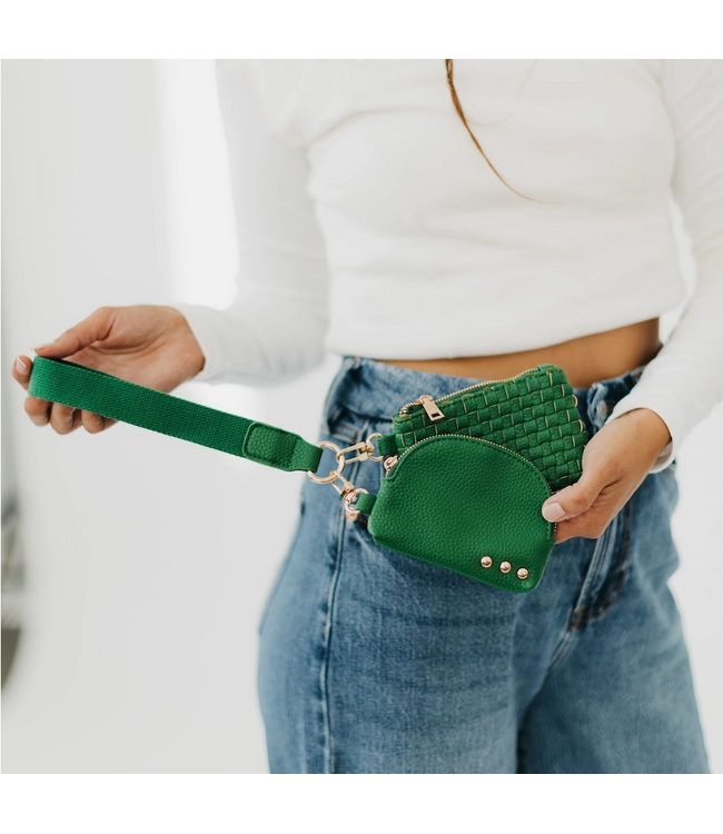 Wonderlust Woven Dual Pouch