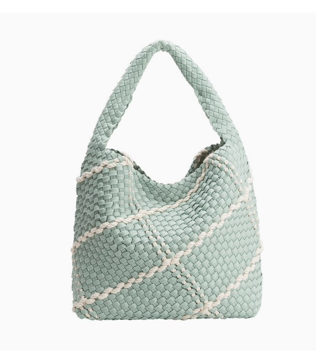 Melie Bianco Johanna Shoulder Bag Seafoam