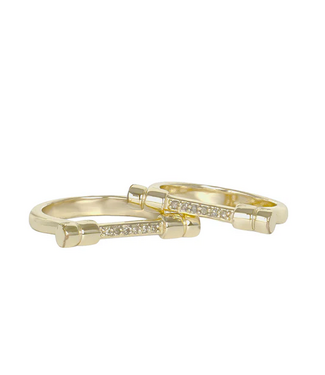 lgeorge Diamond Bar Ring Gold Size 8