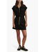 Varley Avaya Half Zip Dress Black