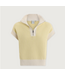 Varley Fowley knit Top Snow White/Limeade