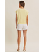 Multi-Way Versatility Button Down Sweater Vest Banana Cream