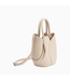 Melie Bianco Tulip Mini Bone Vegan Leather Top Handle Handbag