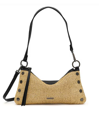 Hammitt Kyle Noir Raffia Handbag  GM