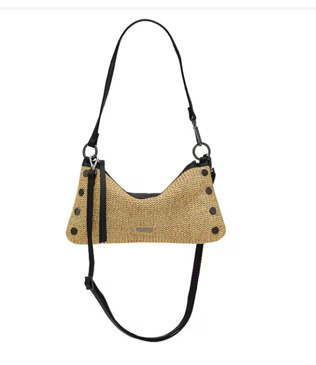 Hammitt Kyle Noir Raffia Handbag  GM