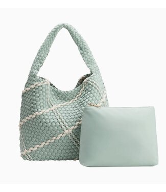 Melie Bianco Johanna Shoulder Bag Seafoam