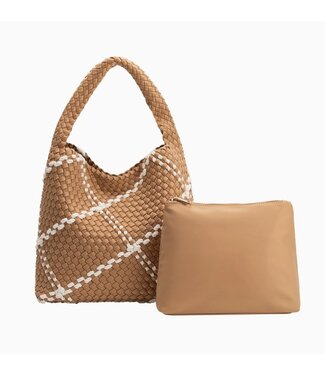 Melie Bianco Johanna Shoulder Bag Sand