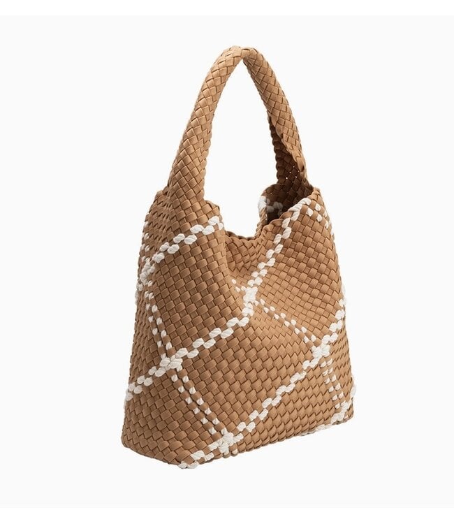 Melie Bianco Johanna Shoulder Bag Sand